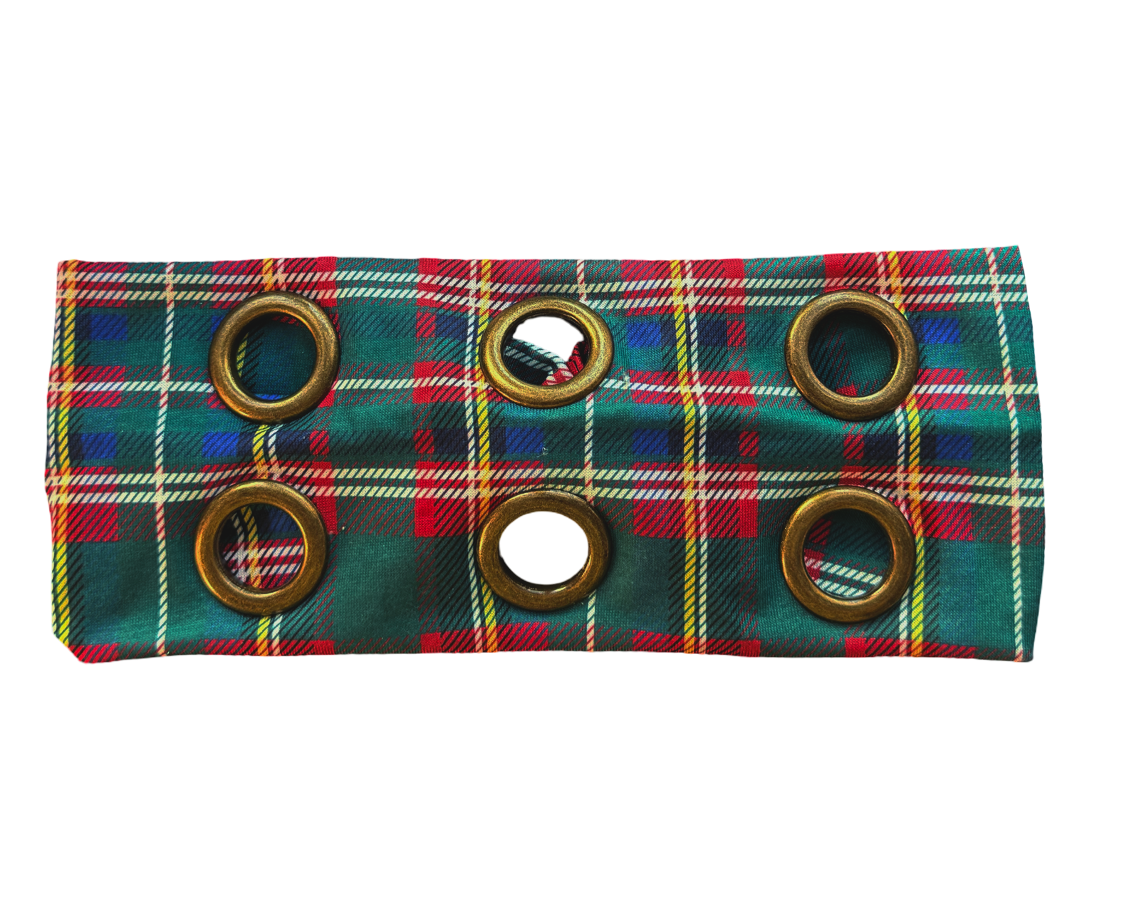 Plaid Grommet Headband