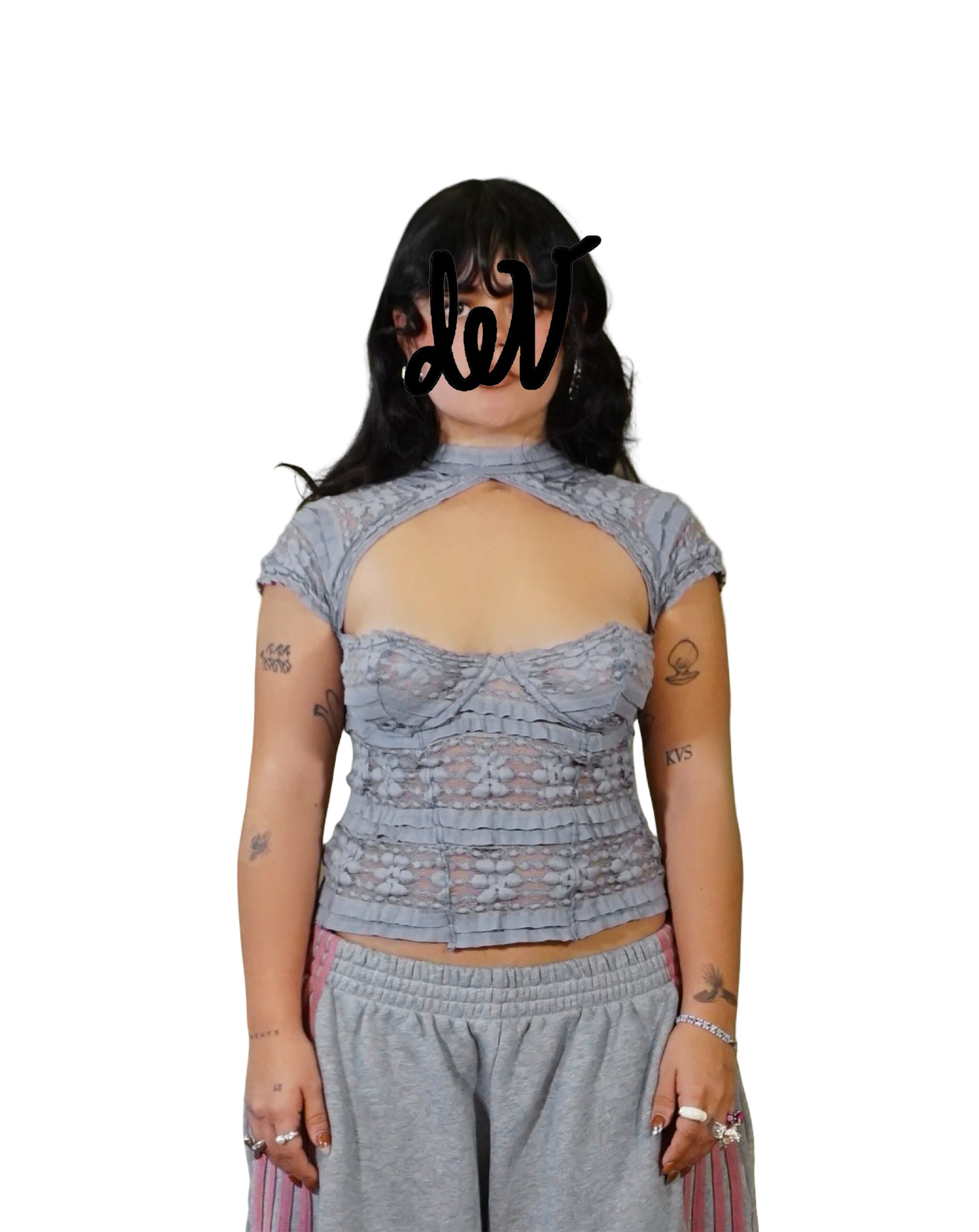 Halo Lace Bustier Top